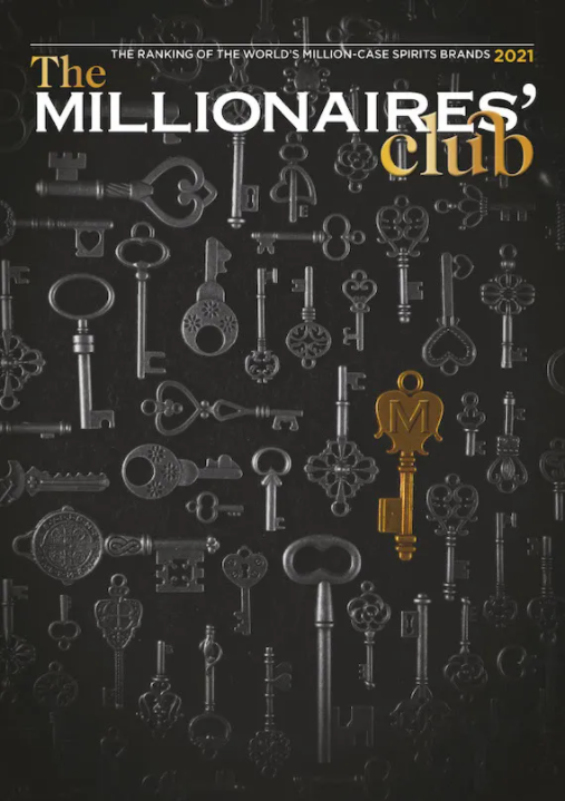 Drinks International發布世界烈酒銷量排名報告The Millionaires’ Club，2020年銷量比2019年減少8.5%，威士忌下降量最大-酒展網